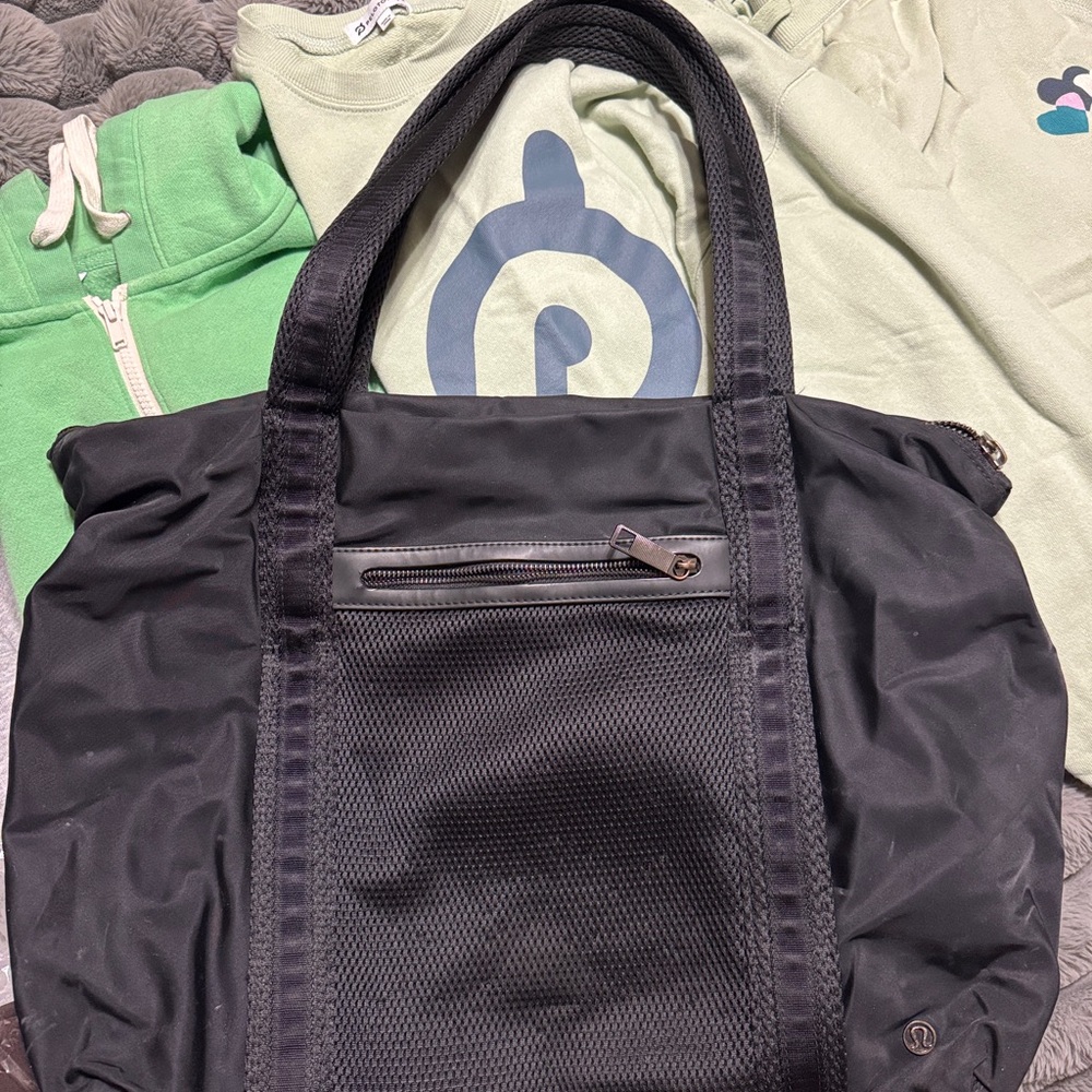 lululemon athletica Black Duffel Bag